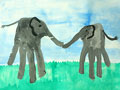 Handprint Elefanten