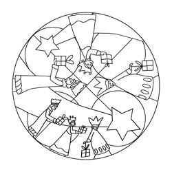 mandala vorlagen für weihnachten | basteln & gestalten