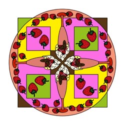 Mandala - Eicheln
