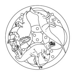Mandalas mit Dinos | Basteln & Gestalten