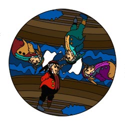 Mandalavorlage Piraten