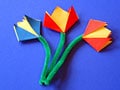 Blume falten