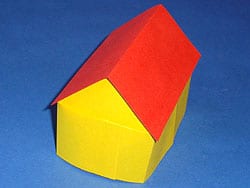 Papierhaus Basteln Basteln Gestalten