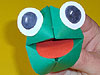 Handpuppe Frosch
