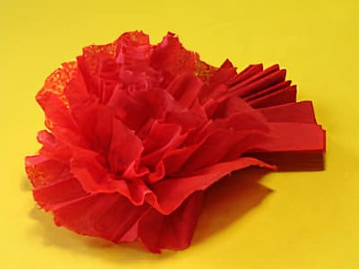 Eine Servietten Rose zum Verschönern | Basteln & Gestalten