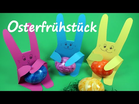 Osterhasen basteln aus Papier 🐇