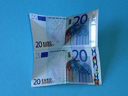 Geld falten