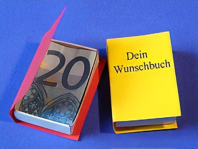 Geldgeschenk Buch