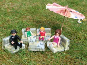Geldgeschenk für Gartenmöbel Basteln & Gestalten