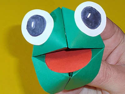 Handpuppe - Frosch