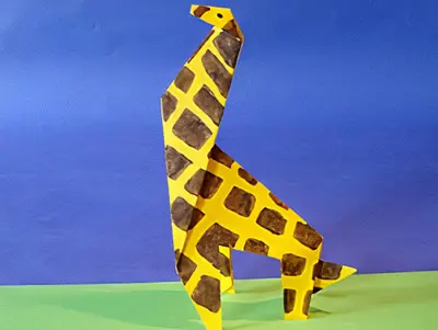 eine Giraffe basteln