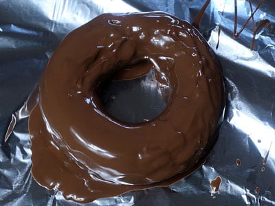 Marzipankranz mit Schokobezug