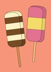 Malvorlagen - Eis