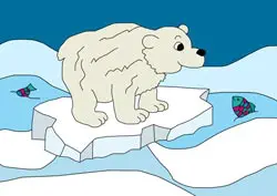 Ausmalbilder Eisbär