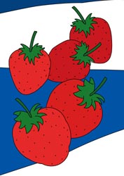 Malvorlagen Erdbeeren