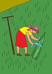 Ausmalbilder Bäurin