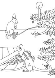 Featured image of post Ausmalbilder Maus Weihnachten