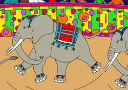 Ausmalbilder Elefanten