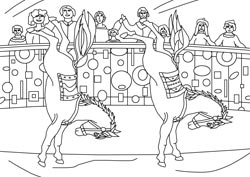 Manege Frei für Kreativität: Ausmalbilder Zirkus Akrobaten für Jung und Alt!