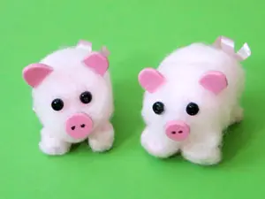 Schweinchen basteln