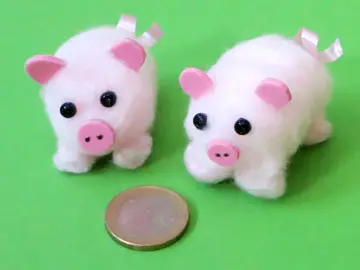 Glücksschweinchen basteln