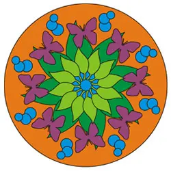 Blumen Mandala
