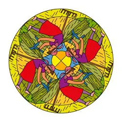 Mandalas Bäurin