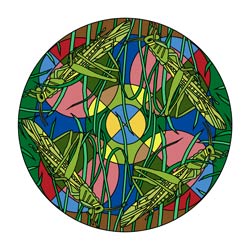 Mandala Heuschrecke