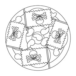 Piraten Mandalas Basteln Gestalten