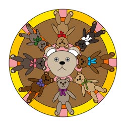 Mandalas Teddy