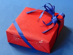 Geschenke verpacken und Schleifen binden leicht gemacht Einpackdaumen